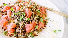 Insalata di quinoa e pompelmo