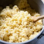 Miglio al timo con patate dolci e carote