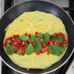 Omelette vegetariana