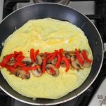 Omelette vegetariana