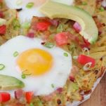 Pizza di patate ed uova