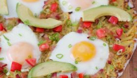 Pizza di patate ed uova