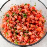 Salsa di pomodori crudi
