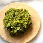 Schiacciata alla crema di piselli