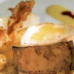 Sella di maialino in crosta di cacao