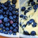 Torta di mirtilli al latticello