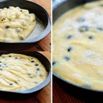 Torta di mirtilli al latticello