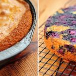 Torta di mirtilli al latticello