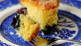 Torta di mirtilli al latticello