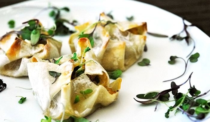 Wonton alla polpa di granchio