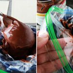 Wonton di banana e Nutella