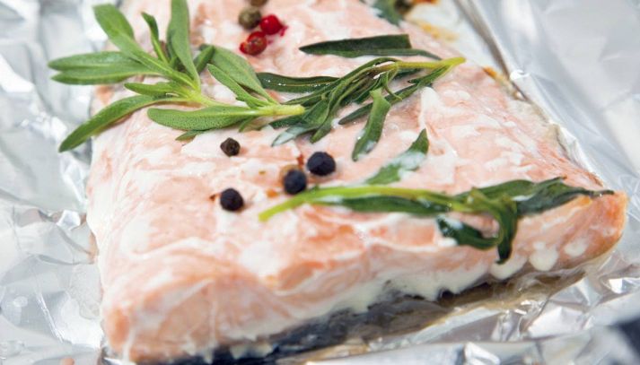 Salmone al cartoccio