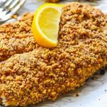 Filetti di tilapia in crosta di mandorle