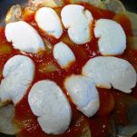 Pizza margherita di patate