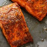 Salmone glassato all&#8217;arancia