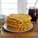 Waffel alla farina di cocco