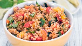 Bulgur con verdure saltate