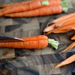 Carote arrostite con salsa thaini