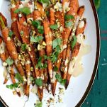 Carote arrostite con salsa thaini