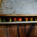 Carote arrostite con salsa thaini