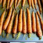 Carote arrostite con salsa thaini