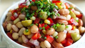 Insalata di fagioli con vinaigrette