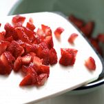 Insalata di fragole e mango