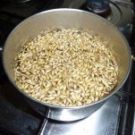 Insalata di gamberi zucchini ed asparagi