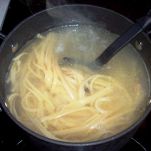 Linguine zucchine e fave