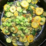 Linguine zucchine e fave