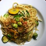 Linguine zucchine e fave