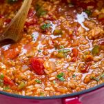 Minestra di riso con i peperoni