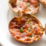 Minipizze di tortillas