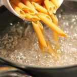 Pasta ai gamberetti e crema di limone