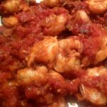 Pasta rucola pomodorini e gamberetti