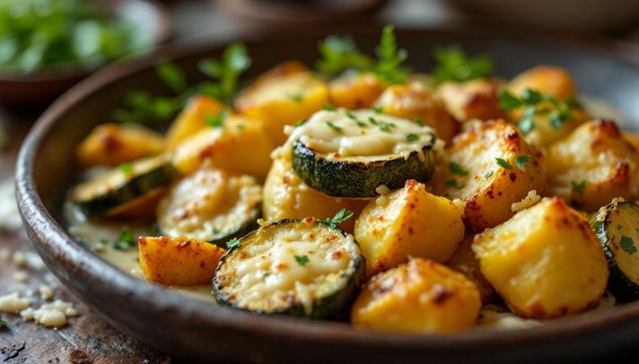 Ricetta patate e zucchine al forno
