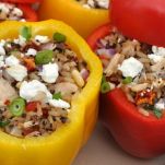 Peperoni farciti al tonno e quinoa