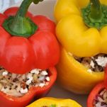 Peperoni farciti al tonno e quinoa