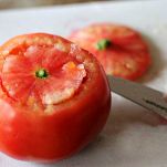 Pomodorini farciti al salmone