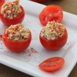 Pomodorini farciti al salmone