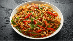 Spaghetti di riso al curry