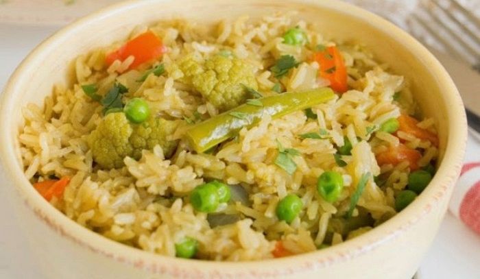 Riso basmati alle verdure