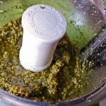 Spaghetti con pesto di carciofi