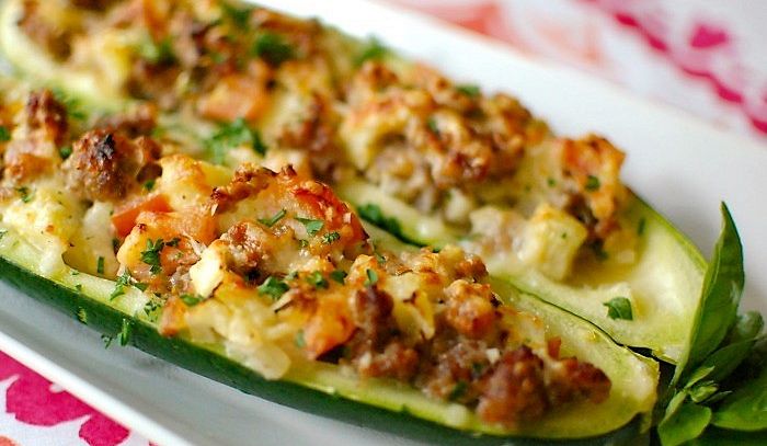 Zucchine farcite al tonno