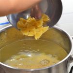 Farfalle alle cozze e gamberi