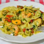 Farfalle alle cozze e gamberi