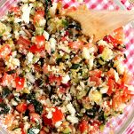 Funghi farciti alle zucchine