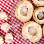 Funghi farciti alle zucchine