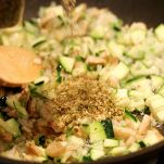 Funghi farciti alle zucchine