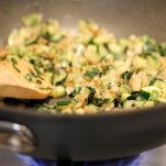 Funghi farciti alle zucchine